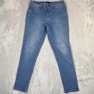 A3 Denim Jegging Jeans Women 12 Blue Cotton 5 Pockets High‎ Rise Medium Wash